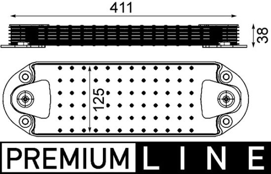 Obrázok Chladič motorového oleja MAHLE BEHR *** PREMIUM LINE *** CLC216000P