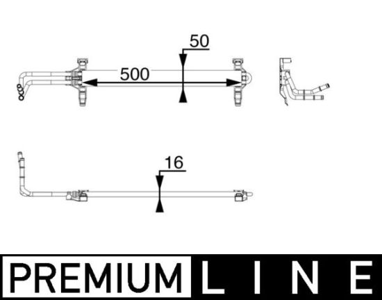 Obrázok Chladič motorového oleja MAHLE BEHR *** PREMIUM LINE *** CLC81000P