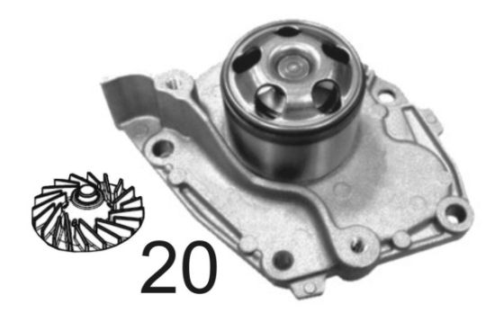 Obrázok Vodné čerpadlo, chladenie motora MAHLE BEHR CP583000S