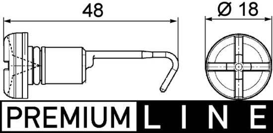 Obrázok Skrutka, uyáver chladiča MAHLE BEHR *** PREMIUM LINE *** CRX49000P