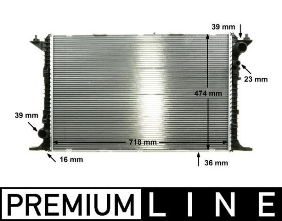 Obrázok Chladič motora MAHLE BEHR *** PREMIUM LINE *** CR1026000P