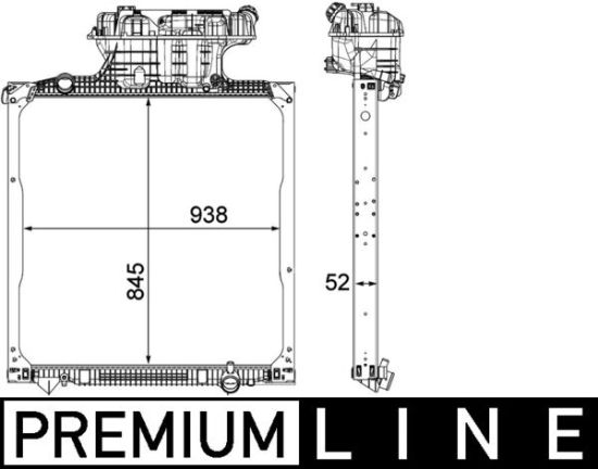 Obrázok Chladič motora MAHLE BEHR *** PREMIUM LINE *** CR1039000P