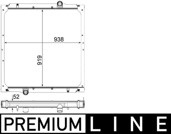 Obrázok Chladič motora MAHLE BEHR *** PREMIUM LINE *** CR1041000P