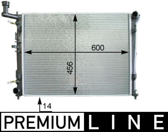 Obrázok Chladič motora MAHLE BEHR *** PREMIUM LINE *** CR1337000P