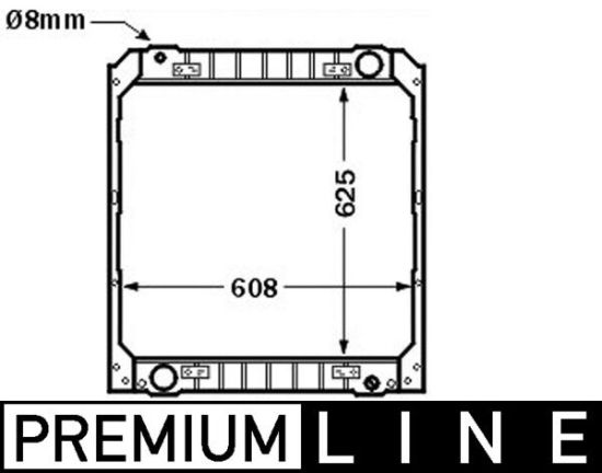 Obrázok Chladič motora MAHLE BEHR *** PREMIUM LINE *** CR142000P