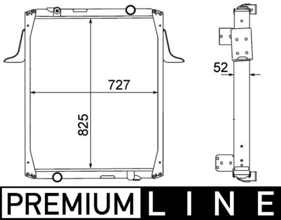Obrázok Chladič motora MAHLE BEHR *** PREMIUM LINE *** CR1555000P