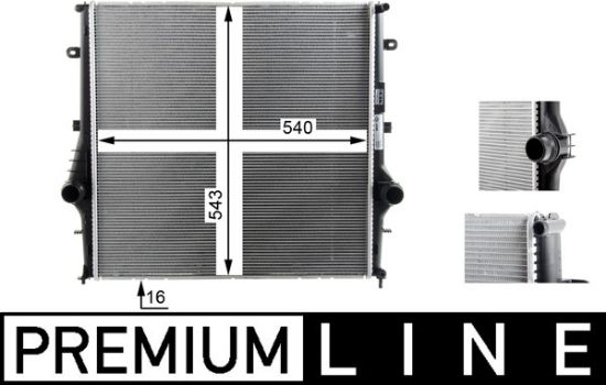 Obrázok Chladič motora MAHLE BEHR *** PREMIUM LINE *** CR1608000P