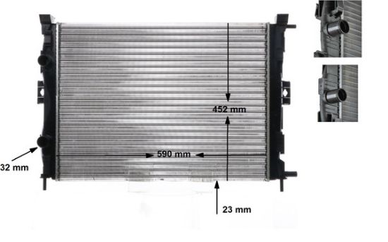 Obrázok Chladič motora MAHLE BEHR CR1690000S