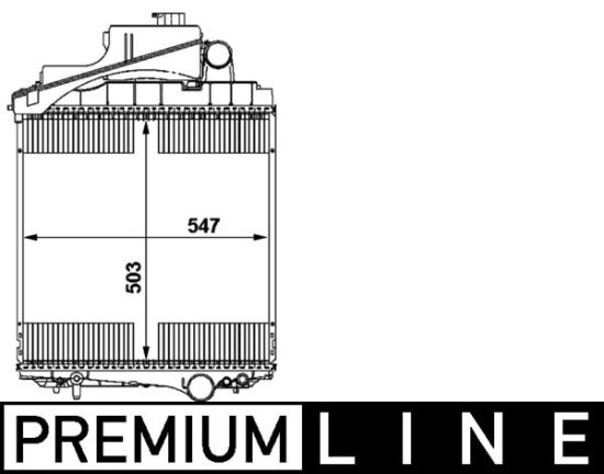 Obrázok Chladič motora MAHLE BEHR *** PREMIUM LINE *** CR1729000P