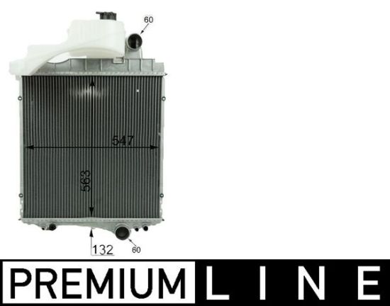 Obrázok Chladič motora MAHLE BEHR *** PREMIUM LINE *** CR1730000P