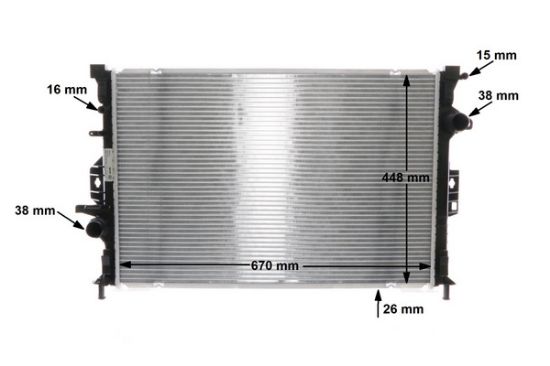 Obrázok Chladič motora MAHLE BEHR CR1748000S