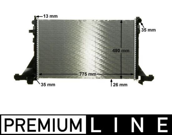 Obrázok Chladič motora MAHLE BEHR *** PREMIUM LINE *** CR1770000P