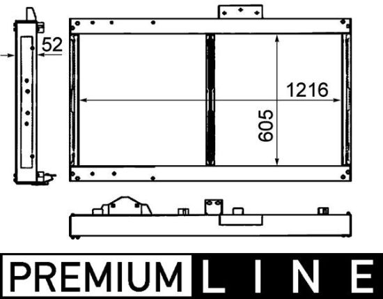 Obrázok Chladič motora MAHLE BEHR *** PREMIUM LINE *** CR1911000P