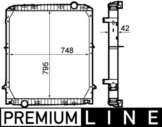 Obrázok Chladič motora MAHLE BEHR *** PREMIUM LINE *** CR1912000P