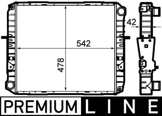 Obrázok Chladič motora MAHLE BEHR *** PREMIUM LINE *** CR1919000P