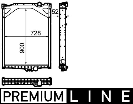 Obrázok Chladič motora MAHLE BEHR *** PREMIUM LINE *** CR1921000P