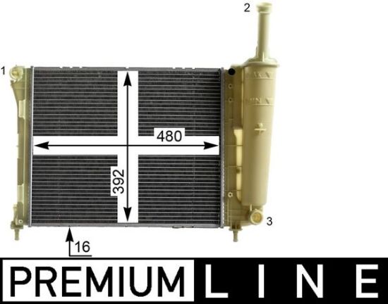 Obrázok Chladič motora MAHLE BEHR *** PREMIUM LINE *** CR2005000P