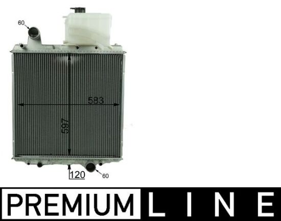 Obrázok Chladič motora MAHLE BEHR *** PREMIUM LINE *** CR2084000P
