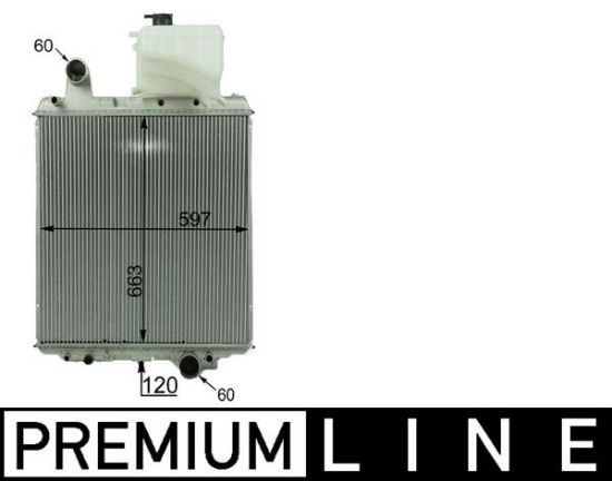 Obrázok Chladič motora MAHLE BEHR *** PREMIUM LINE *** CR2085000P