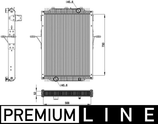 Obrázok Chladič motora MAHLE BEHR *** PREMIUM LINE *** CR2098000P
