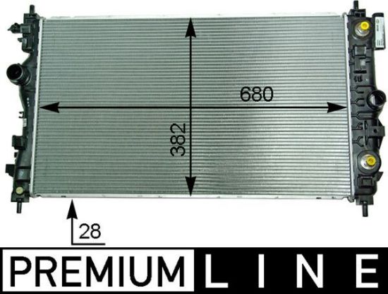 Obrázok Chladič motora MAHLE BEHR *** PREMIUM LINE *** CR2117000P
