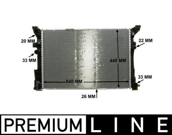 Obrázok Chladič motora MAHLE BEHR *** PREMIUM LINE *** CR2170000P