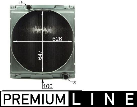 Obrázok Chladič motora MAHLE BEHR *** PREMIUM LINE *** CR2182000P
