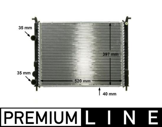 Obrázok Chladič motora MAHLE BEHR *** PREMIUM LINE *** CR645000P