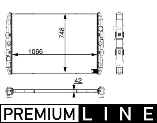 Obrázok Chladič motora MAHLE BEHR *** PREMIUM LINE *** CR688001P