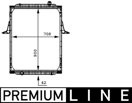 Obrázok Chladič motora MAHLE BEHR *** PREMIUM LINE *** CR698000P