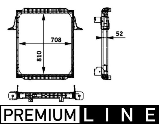 Obrázok Chladič motora MAHLE BEHR *** PREMIUM LINE *** CR708000P