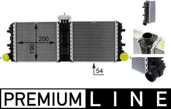 Obrázok Chladič motora MAHLE BEHR *** PREMIUM LINE *** CR77000P