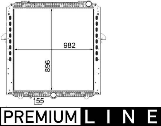 Obrázok Chladič motora MAHLE BEHR *** PREMIUM LINE *** CR865000P