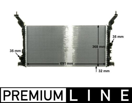 Obrázok Chladič motora MAHLE BEHR *** PREMIUM LINE *** CR895000P