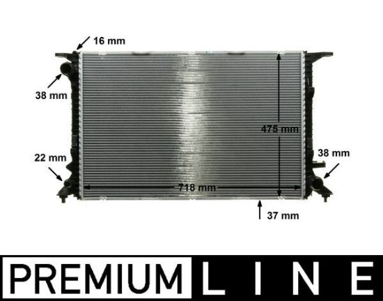 Obrázok Chladič motora MAHLE BEHR *** PREMIUM LINE *** CR911000P