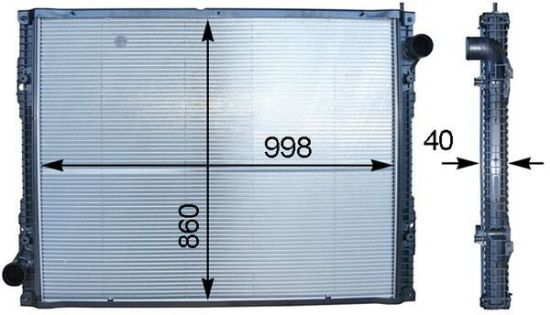 Obrázok Chladič motora MAHLE BEHR *** PREMIUM LINE *** CR916000P