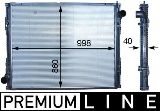 Obrázok Chladič motora MAHLE BEHR *** PREMIUM LINE *** CR916000P