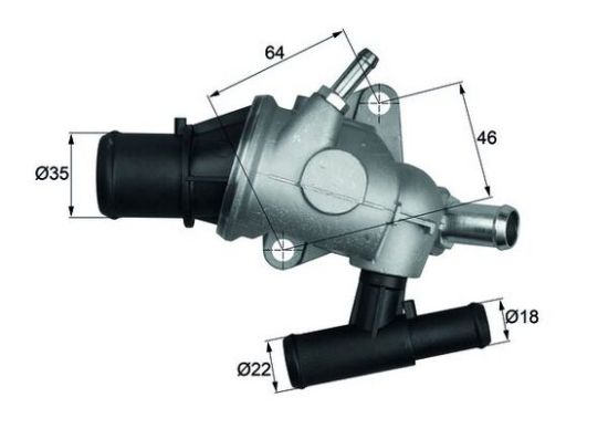 Obrázok Termostat chladenia MAHLE BEHR TH2988