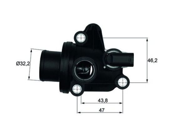 Obrázok Termostat chladenia MAHLE BEHR TI1287