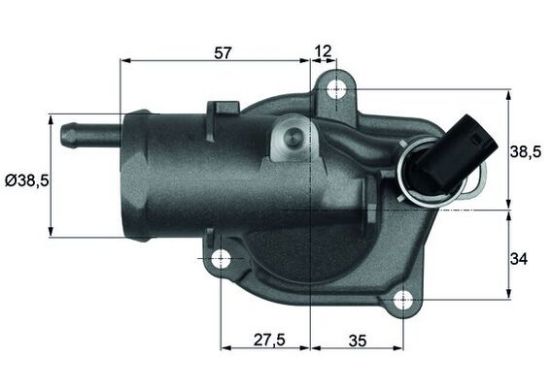 Obrázok Termostat chladenia MAHLE BEHR TI3187