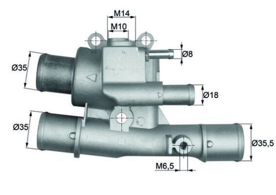 Obrázok Termostat chladenia MAHLE BEHR TI12488