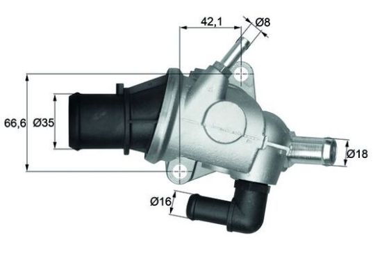 Obrázok Termostat chladenia MAHLE BEHR TI12588