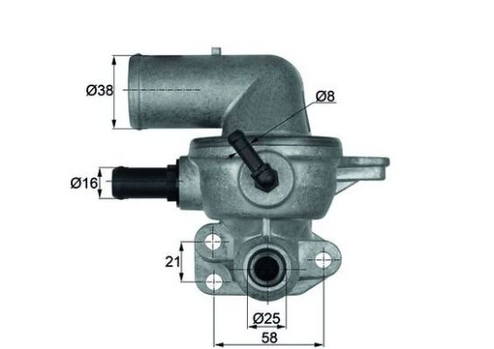 Obrázok Termostat chladenia MAHLE BEHR TI13388D
