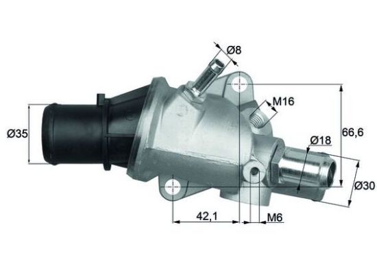 Obrázok Termostat chladenia MAHLE BEHR TI13888