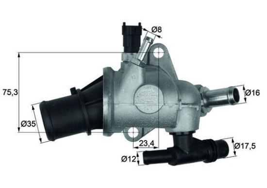 Obrázok Termostat chladenia MAHLE BEHR TI14283