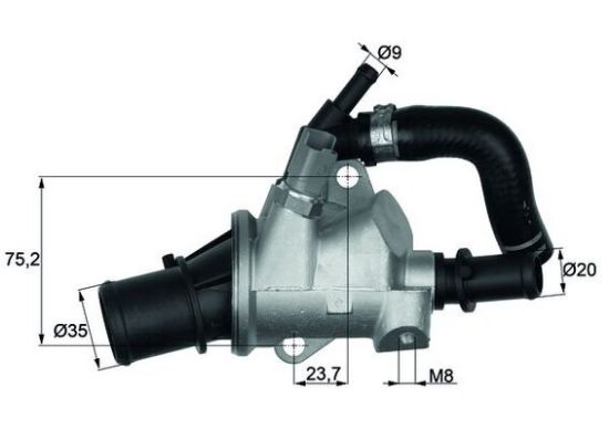 Obrázok Termostat chladenia MAHLE BEHR TI14588