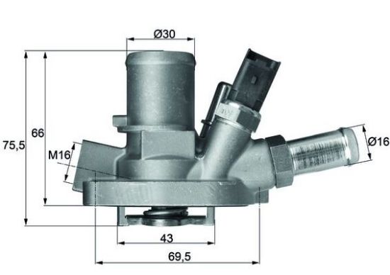 Obrázok Termostat chladenia MAHLE BEHR TI14780