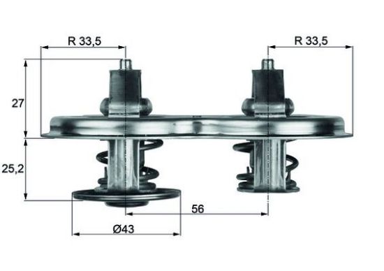 Obrázok Termostat chladenia MAHLE BEHR TX3383D