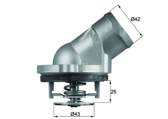 Obrázok Termostat chladenia MAHLE BEHR TI4587D