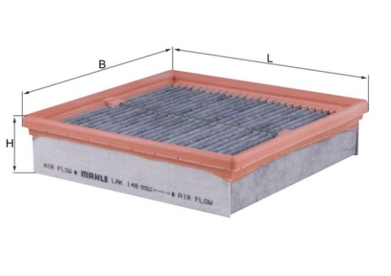 Obrázok Filter vnútorného priestoru MAHLE  LAK148